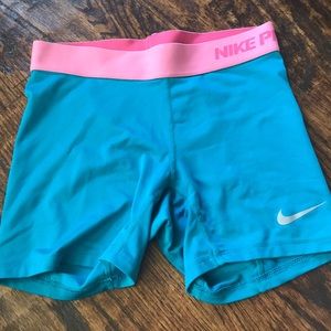 blue nike pros